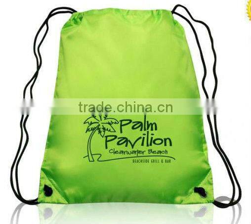 drawstring backpack bag reflective