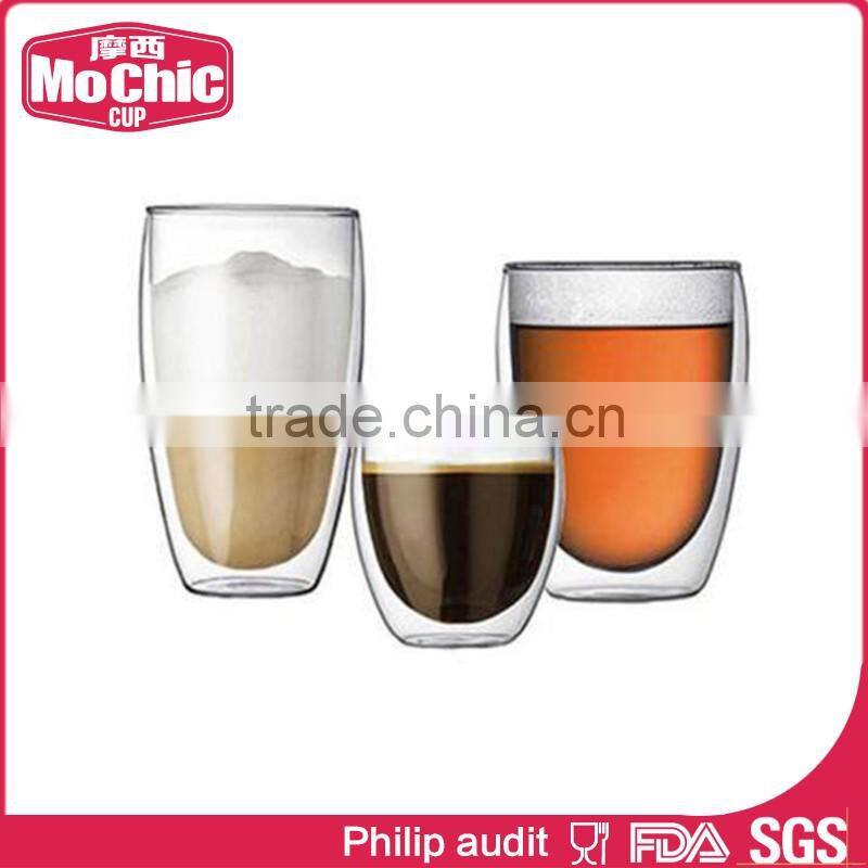 Mochic 350ML/500ML modern outdoor printing borosilicate glass water bottle