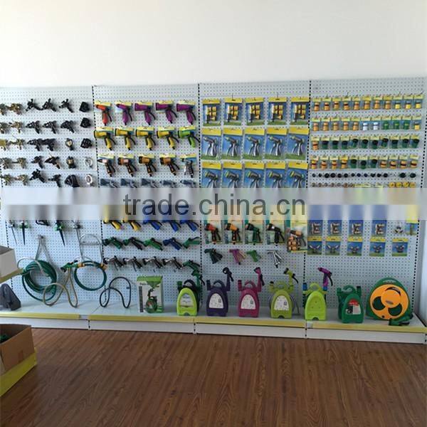 Mini hose reel, 10 meter hose 3/8" with spray gun and pipe accessories