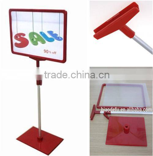 Plastic A4 Advertising Display Frame