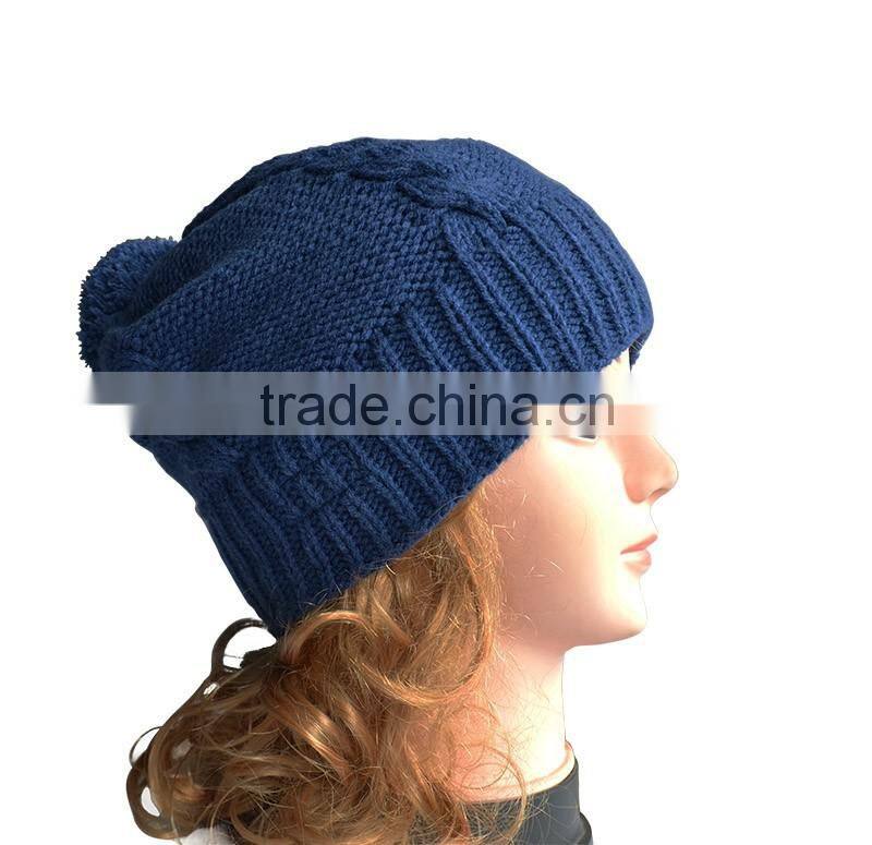 Beanie Winter Hat Type and Knitted,Acrylic Beanie Pattern Selling Hats Beanie