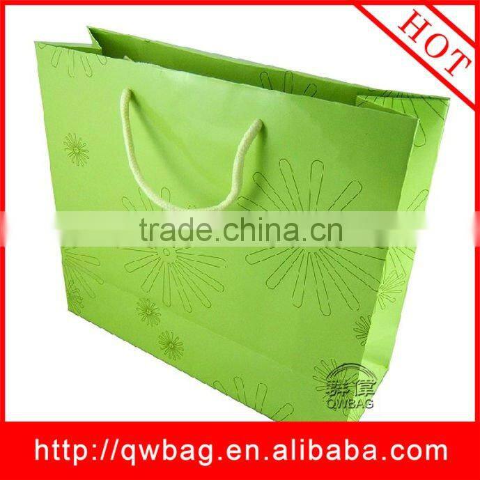 2013 newest popular elegant paper shopping bags