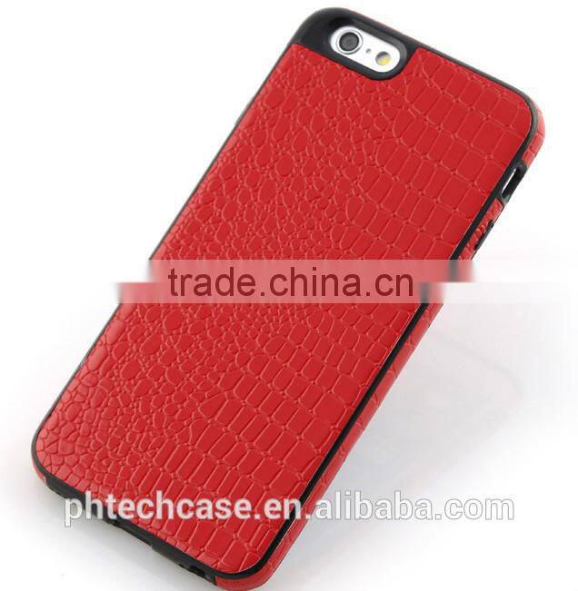 China Supplier Hot New Product 2015 Ultra Thin Leather Back Cover Case For Iphone 6 6Plus