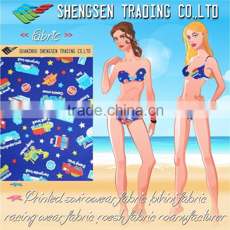new trend swimwear polyester spandex fabric