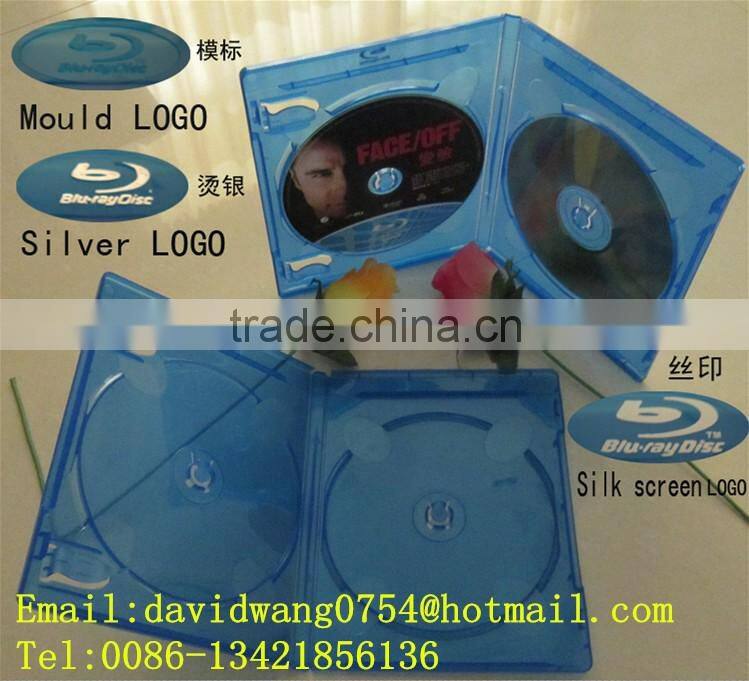 Plastic PP Blue ray dvd box