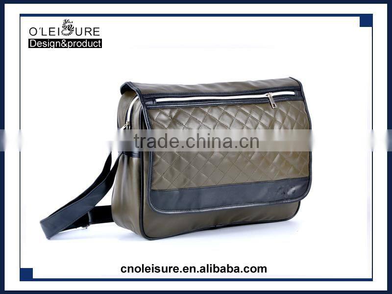 big capacity travel bag shoulder bag PU leather messenger bag laptop bag shoulder bag