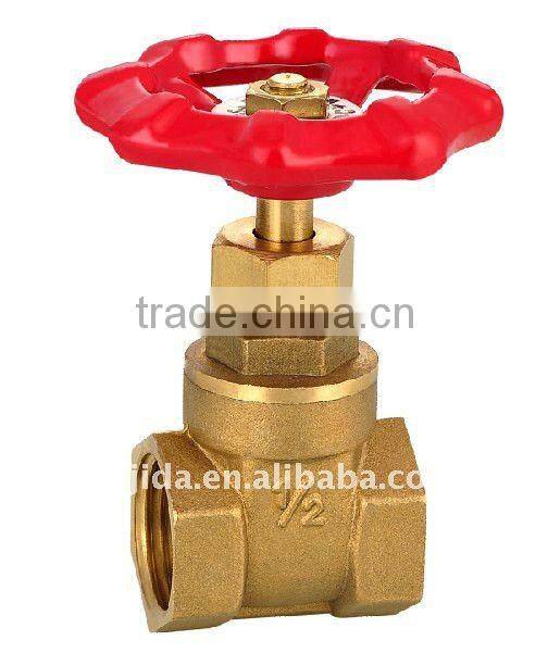 JD-1006 Full port big size rising stem brass gate valve pn16