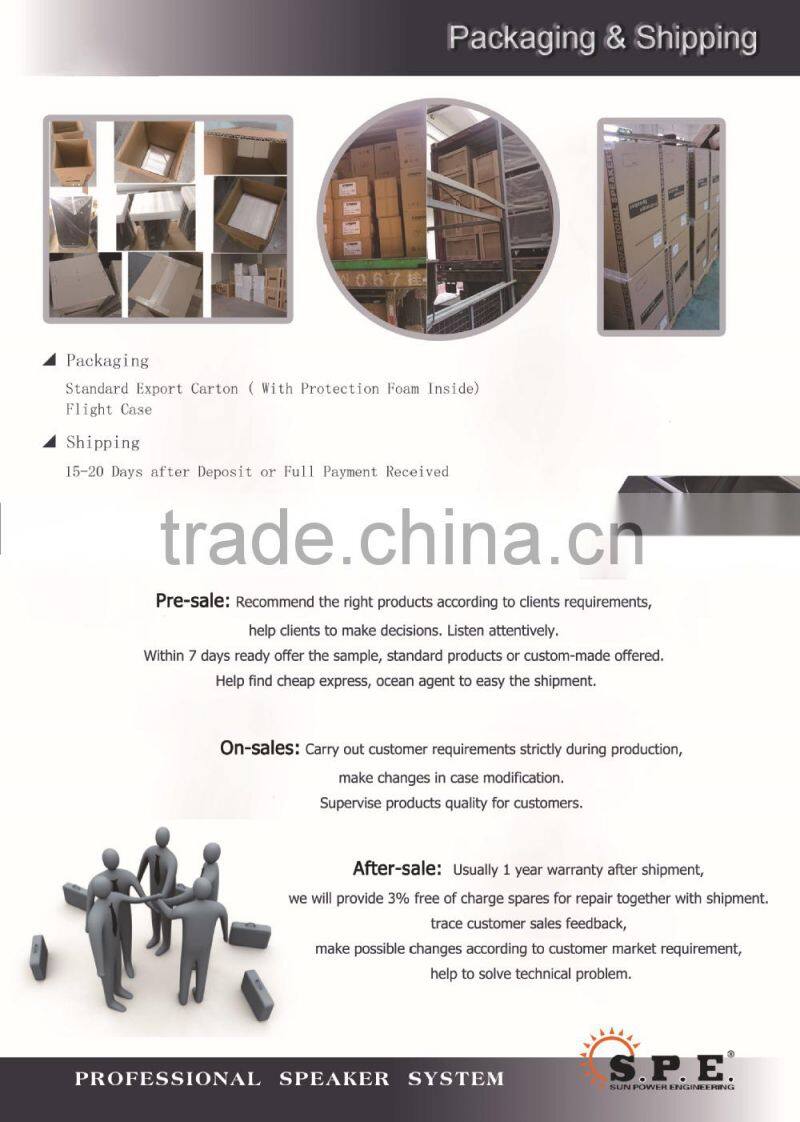 Dual 18" inch 1400W high power high quality passive pro subwoofer speaker box for disco, night club, bar/birch plywood