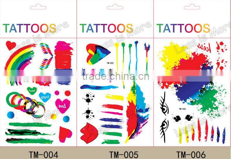 Kids Tatoo Sticker Temporary Body Glitter Tattoo