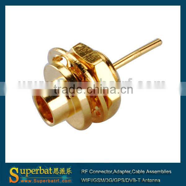 MMCX panel mount Jack with nut and solder cup wholesale price
