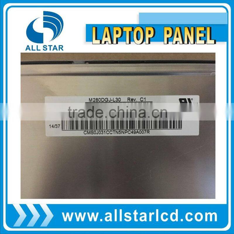 28 inch lcd screen M280DGJ-L30 screen replacement notebook monitor 3840*2160
