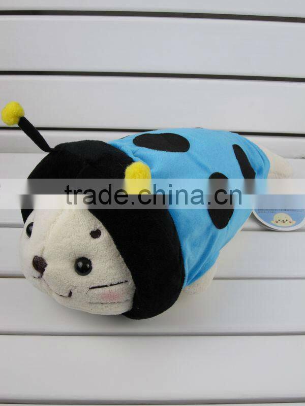 Lovely blue plush bees toys