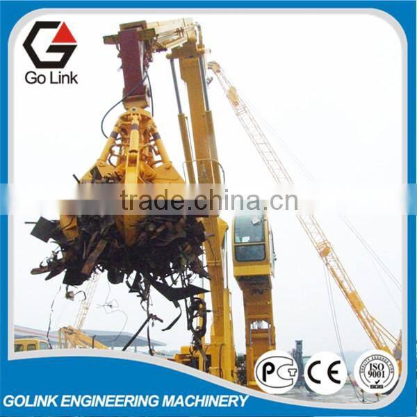 Rotating Excavator hydraulic scrap grab