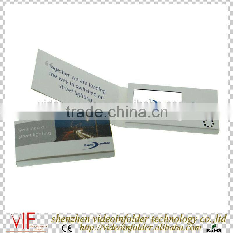 creative business gift 128mb/256mb agp 8x video card/business card with 2.4" lcd/2.4inch lcd screen printing business cards