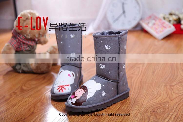 2015 hot sales high quality and cheap kids winter boots