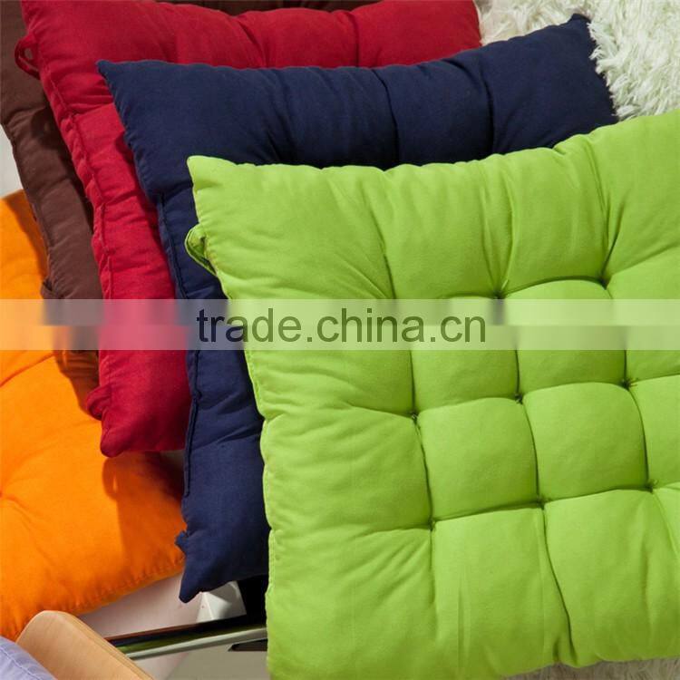 Wholesale colorful high quality Polyester chair seat cushion