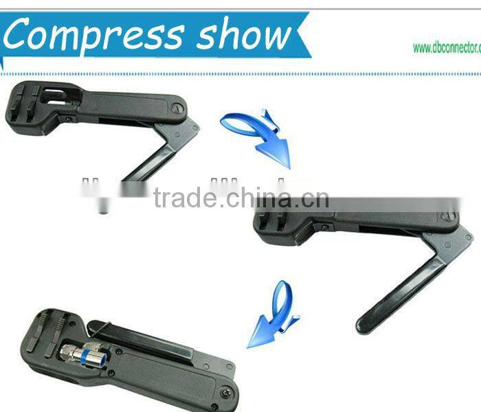 RG11/RG6 Male/Female compression terminal connector