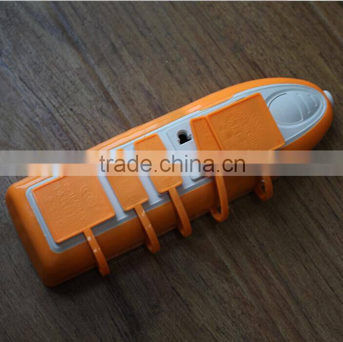 New design 2014 10-16A 250V 5way Extension electrical power strip