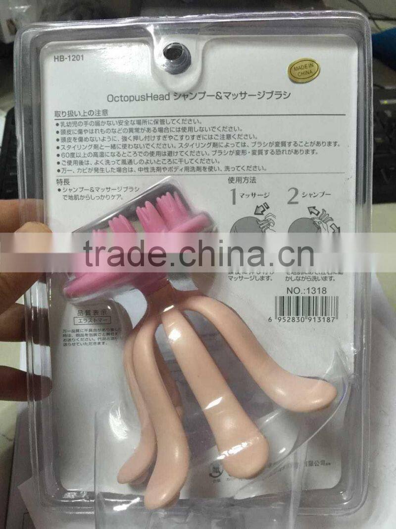 Octopus scalp head massage for hair growth