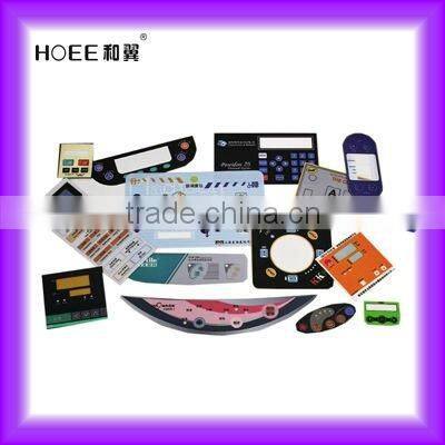 silk printed label on Polyester /Polycarbonate material