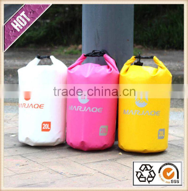 Chinese factory customize dry bag waterproof ocean with shoulder straps for outdoor hiking