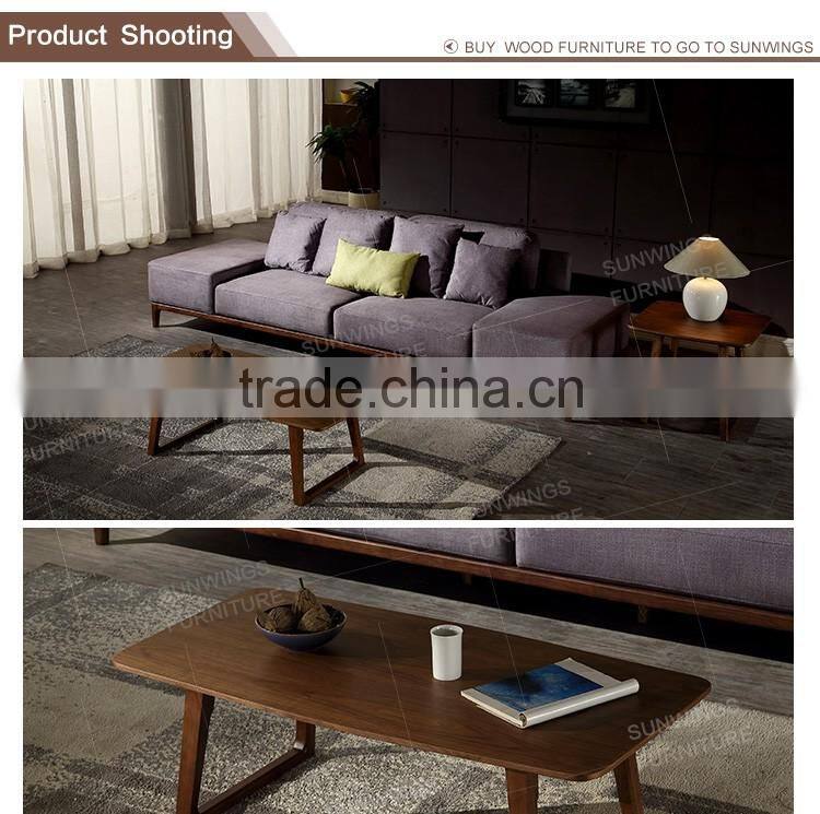 Living room furniture design wooden modern tea table design