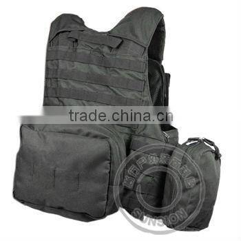 Tactical Vest use 1000D high strength Nylon with PU waterproof coating
