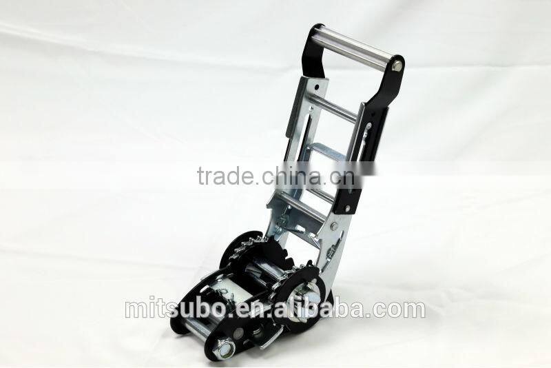 2" Steel Extendable Cargo Lashing Tie Down Strap Ratchet Buckle