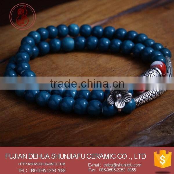 Ceramic jewelry chain bracelet accessories by hand