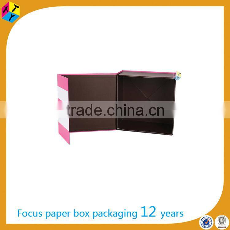 Fashion cardboard paper packaging for girls hat boxes