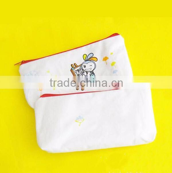 canvas zipper pencil bags