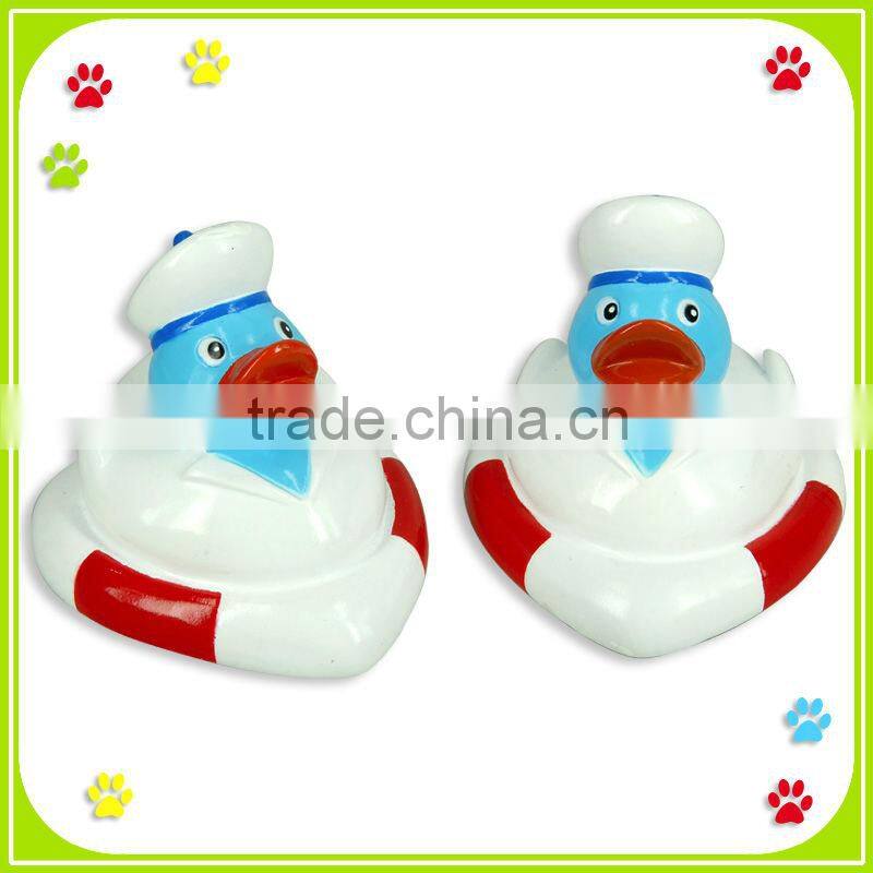 Floating bath duck toy,rubber shooting duck toy