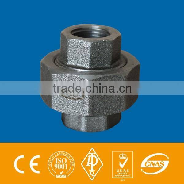 forged black steel union