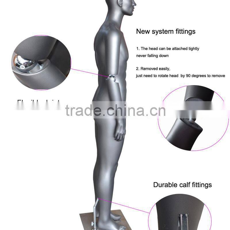 Wholesale fiberglass brand custom gun black chrome hot sex perfect girl mannequins