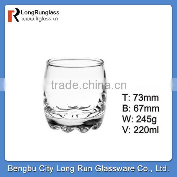 LongRun 110ml tableware cheap glass glass OEM customise hot glass cup