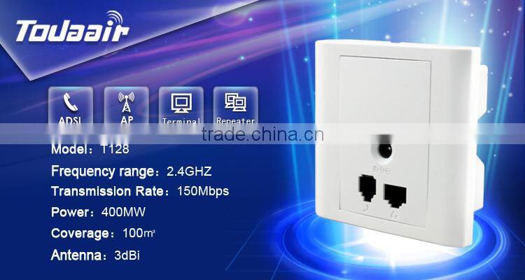 2015 T128 home intelligent gateway inwall access point wireless transmitter
