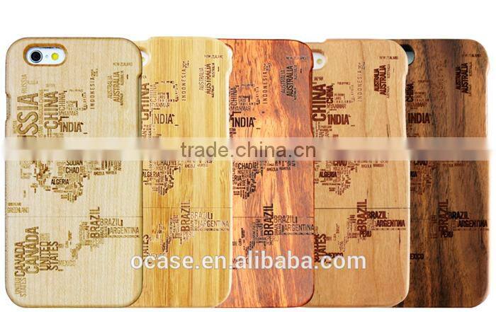 Verious Country Name Engraving phone case wood cover for IPhone 6/6s/6 plus