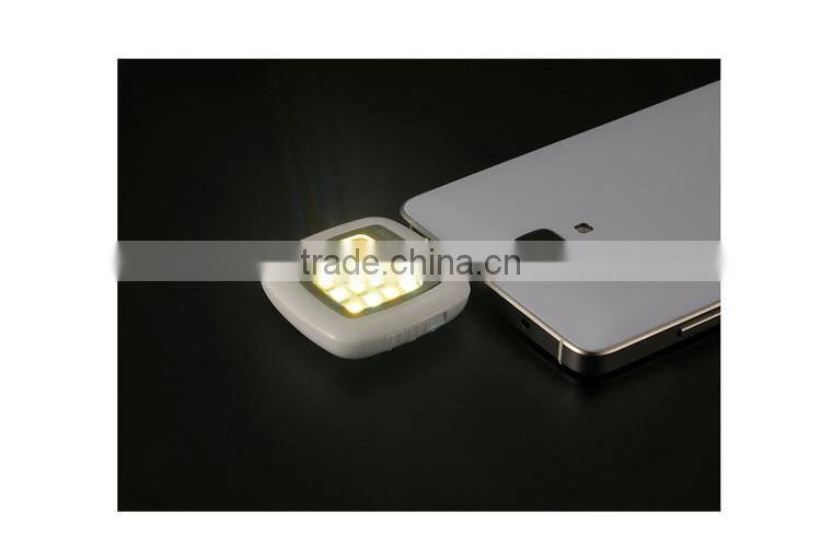 Cheap Price portable Mini mobile phone external led flash sticker