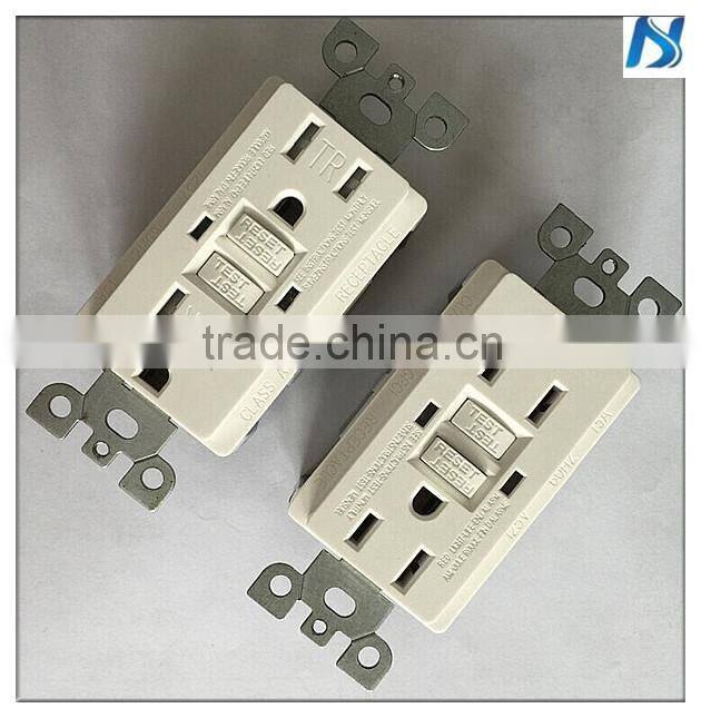 Ground Fault Circuit Interrupter Receptacle Outlet EU UK US AU Universal for Wall Socket