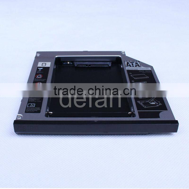 12.70mm 2.5' sata 2nd hdd enclosure/caddy/case for IBM thinkpad R400 W520