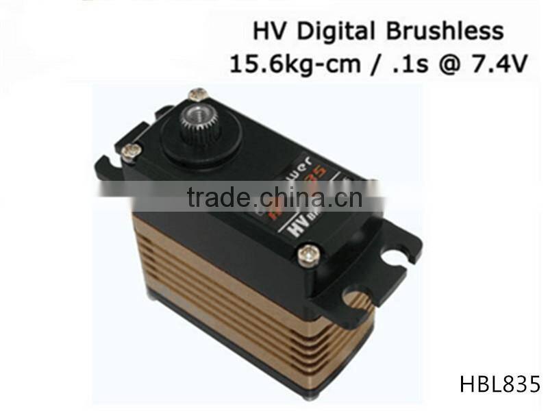 Fashion Digital high voltage servos/35kg high torque servo/Brushless motor servo HBL835