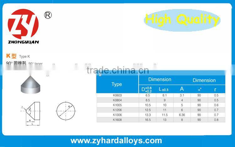 Tungsten Carbide Burs blank