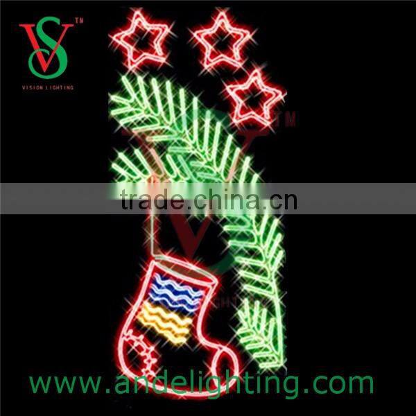 LED 2D Cross Street Light Long Light christmas outdoor cross lights