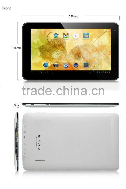cheapest 10.1" android 4.1 tablet pc camera with flash light