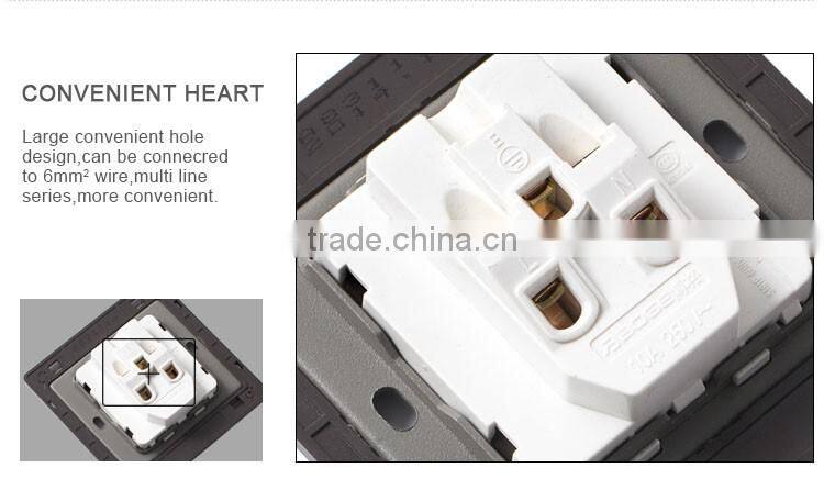 television socket and pc socket pressure- line type