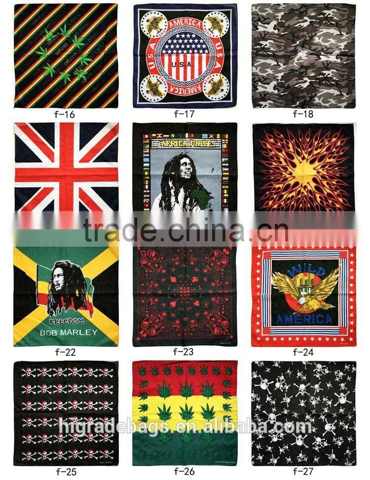 100% cotton wholesale custom bandana