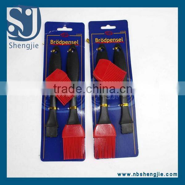 Trade Assurance 2Pcs nylon brush Most popular silicone bottle brush 100% food grade with FDA&LFGB certificate, welcome OEM