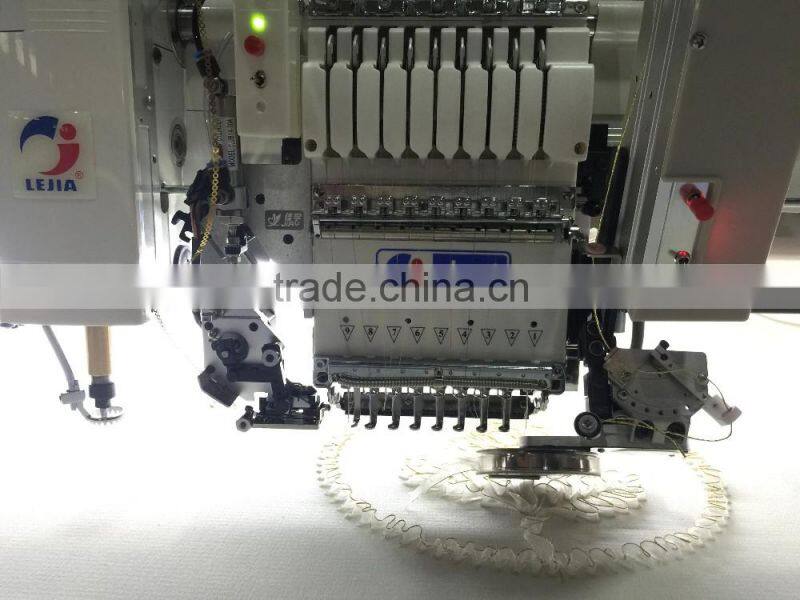 new arrival chain stitch embroidery machine with simple taping/cording