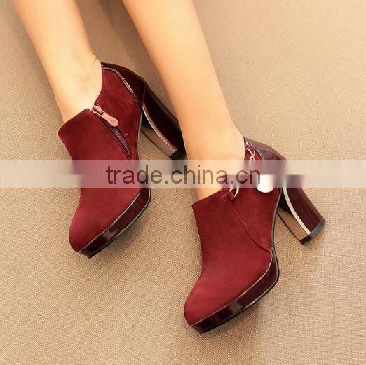 ladies high heel boots ankle boots alibaba china CP6429