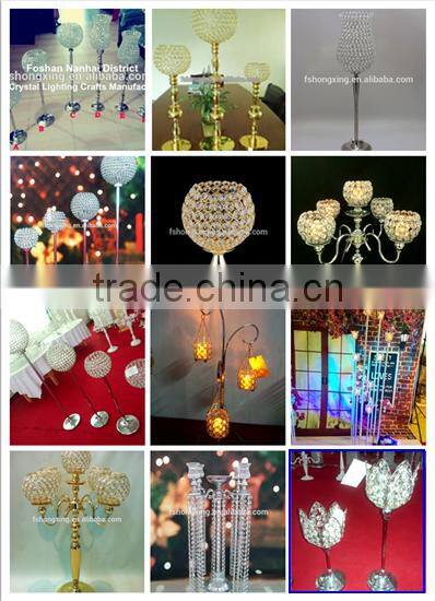 New arrival ! Hot sale new wedding glass candle holder cheap